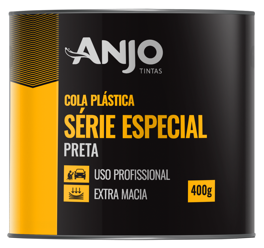 Cola Plástica Série Especial Preta