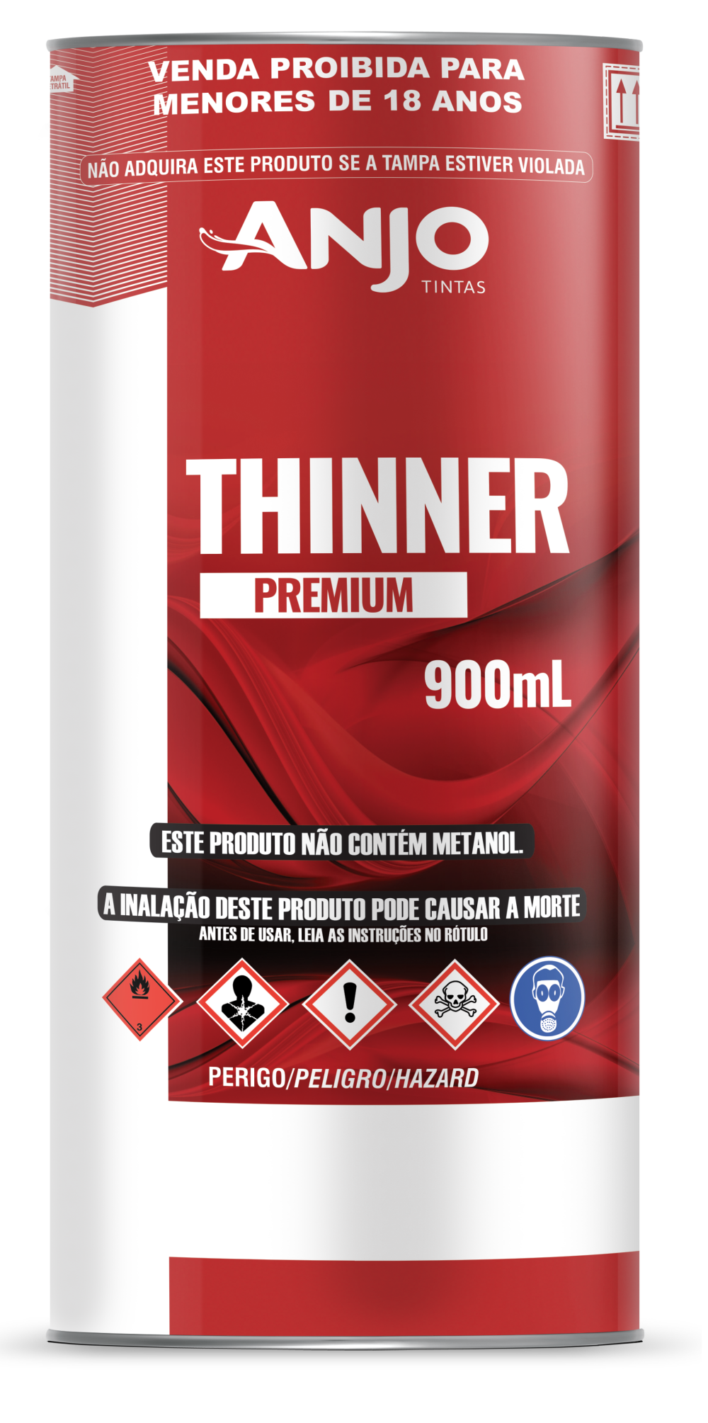 Thinner 2900 Linha De Solventes Anjo Tintas
