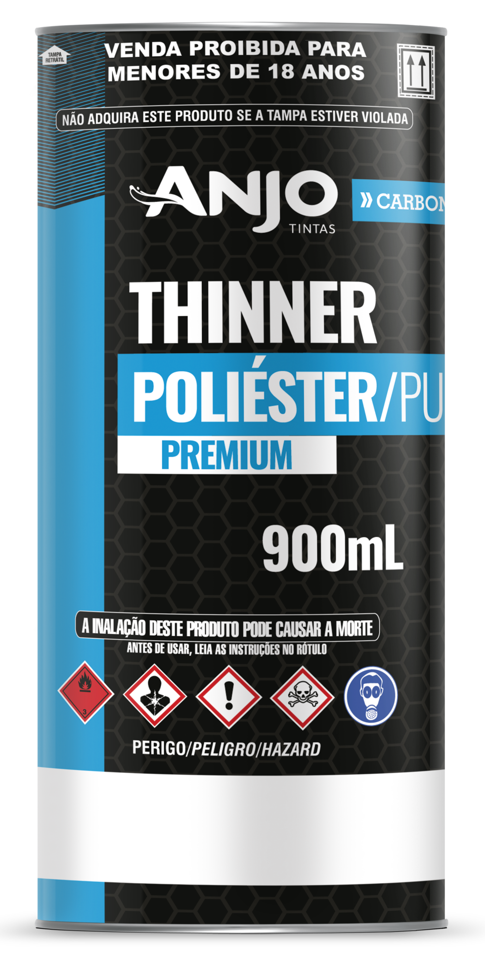 Thinner AnjoCarbon Poliéster/PU para Alta Temperatura TH5004