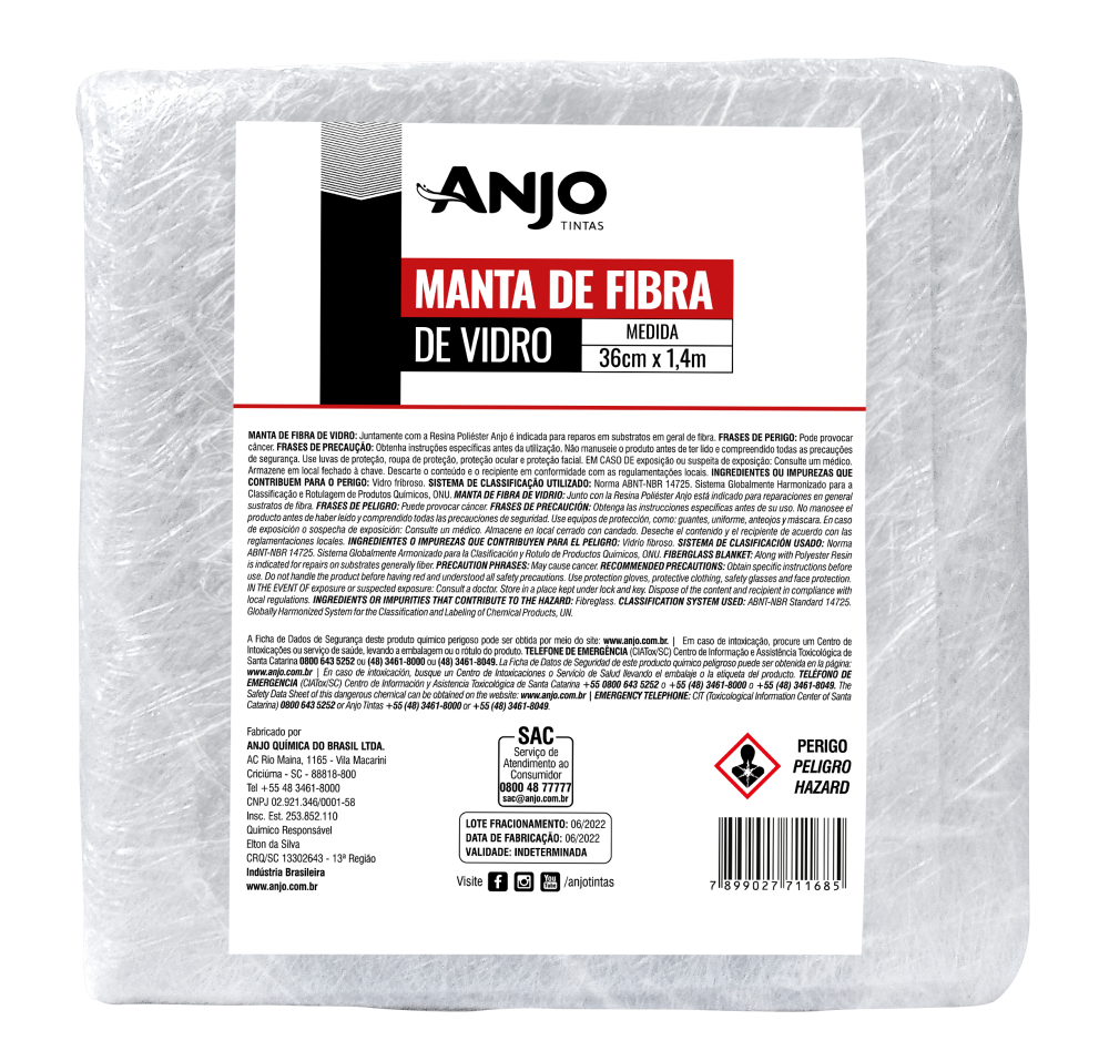 Manta de Fibra de Vidrio