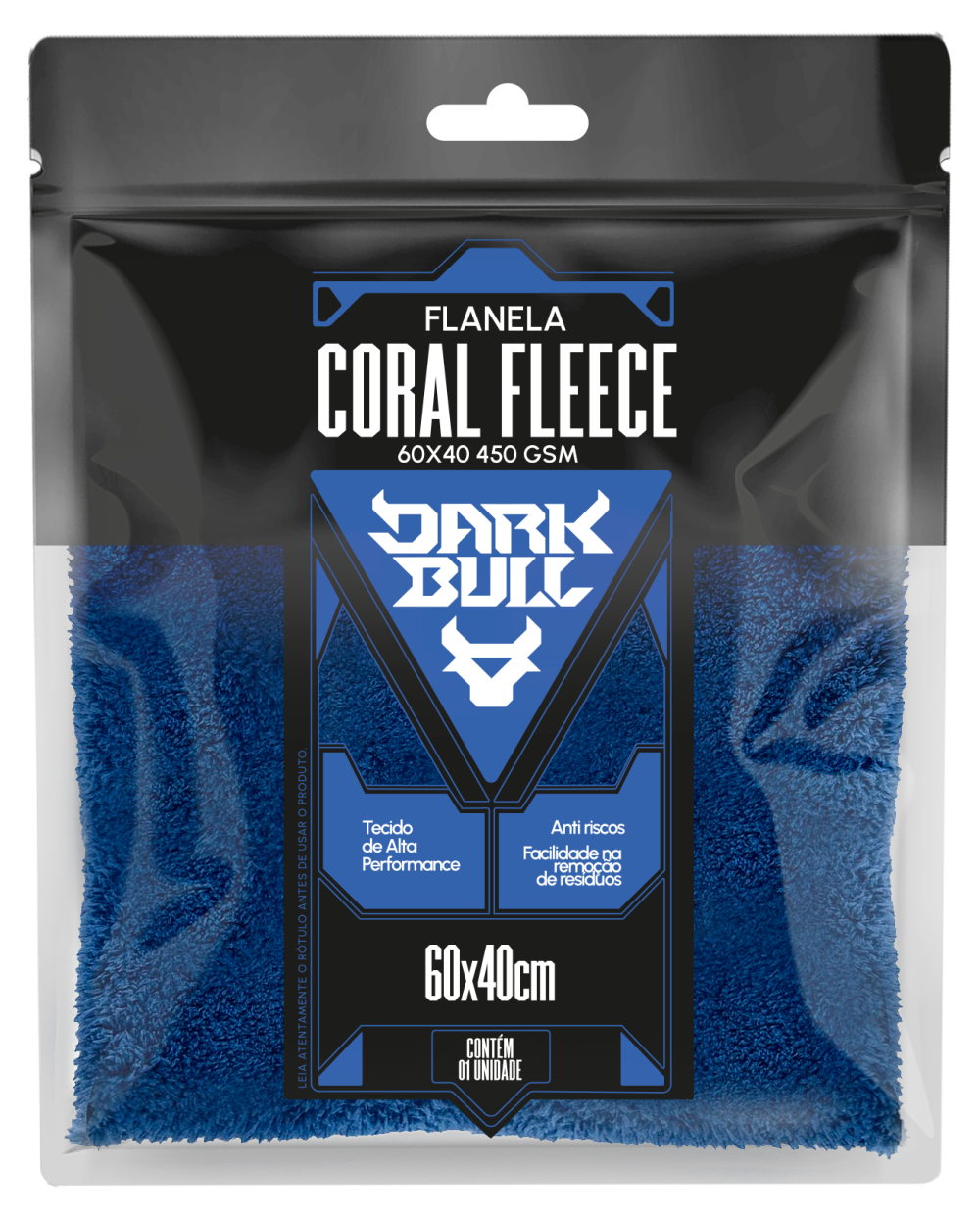 Flanela Coral Fleece Dark Bull