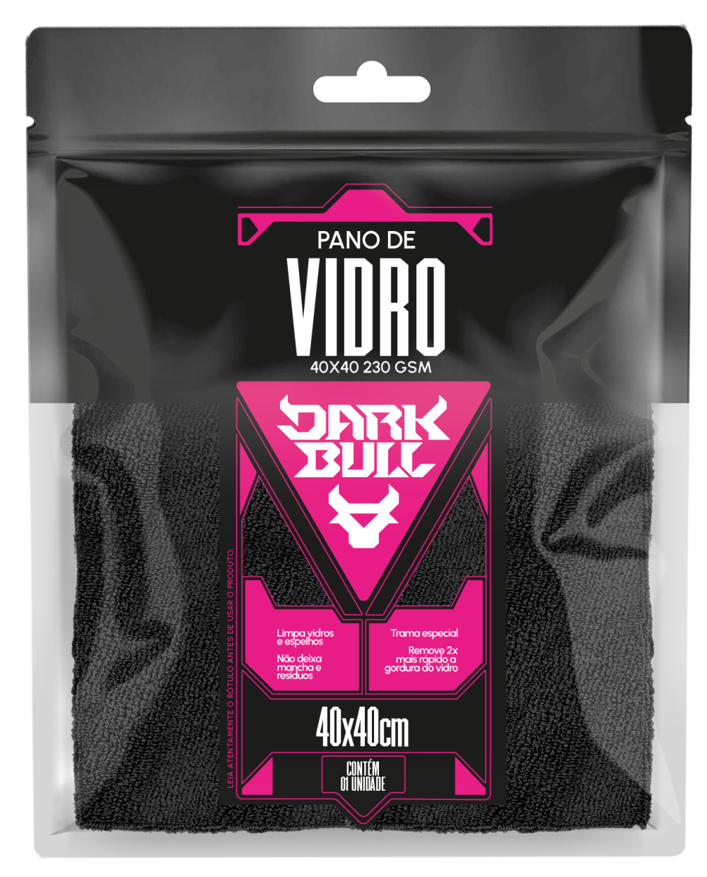 Pano de Vidro Dark Bull